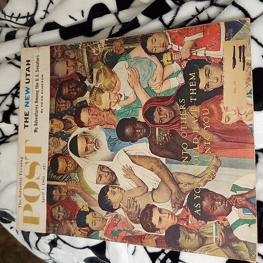 VINTAGE 1961 SATURDAY EVENING POST MAGAZINE